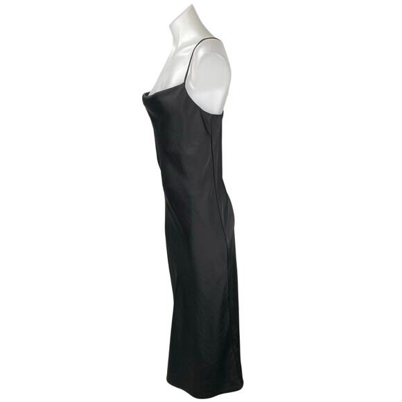Banana Republic Black Silky Sleeveless Cami Camisole Slip Tank Dress Size XS - Picture 2 of 5